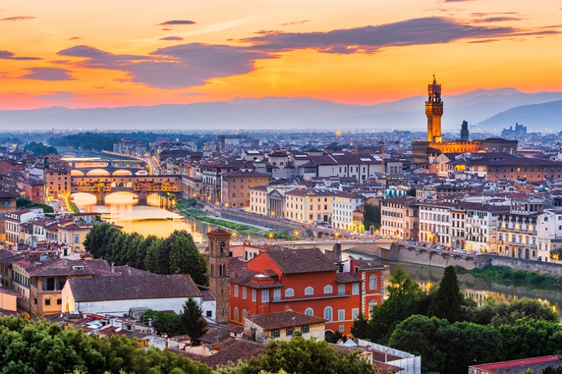 Florence - Một trong những địa điểm được yêu thích. Ảnh:Internet